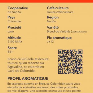 Agavalina : un assemblage de variétés lavé de Colombie